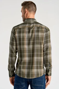 Super Soft Check Skjorte, Army, XXL
