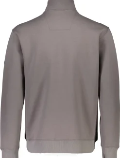 Superflex Structure Sweat Cardigan, Army, 4XL