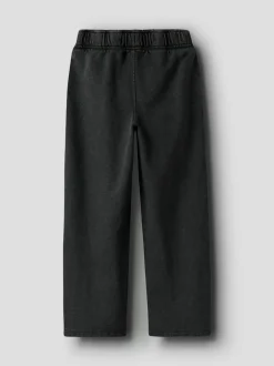 Sven Straight Sweatpants, Black, 152 cm