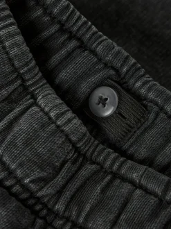 Sven Straight Sweatpants, Black, 152 cm