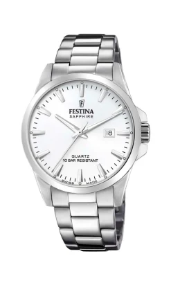 Swiss Made 20024 Herreur, Stål/Hvid, 41 mm