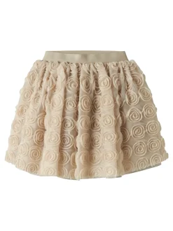 Sykia Tulle Nederdel, Cement, 110 cm