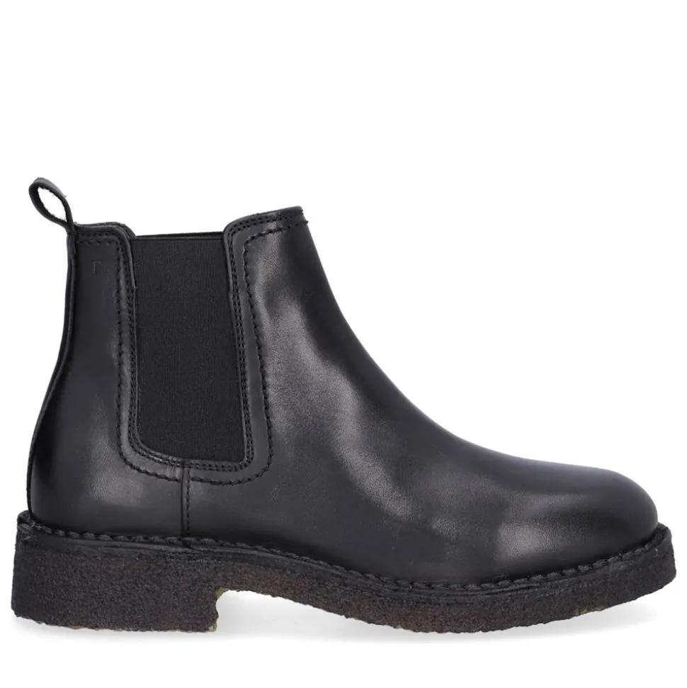 T6951 Støvler, Black Calf/Black Sole, 38