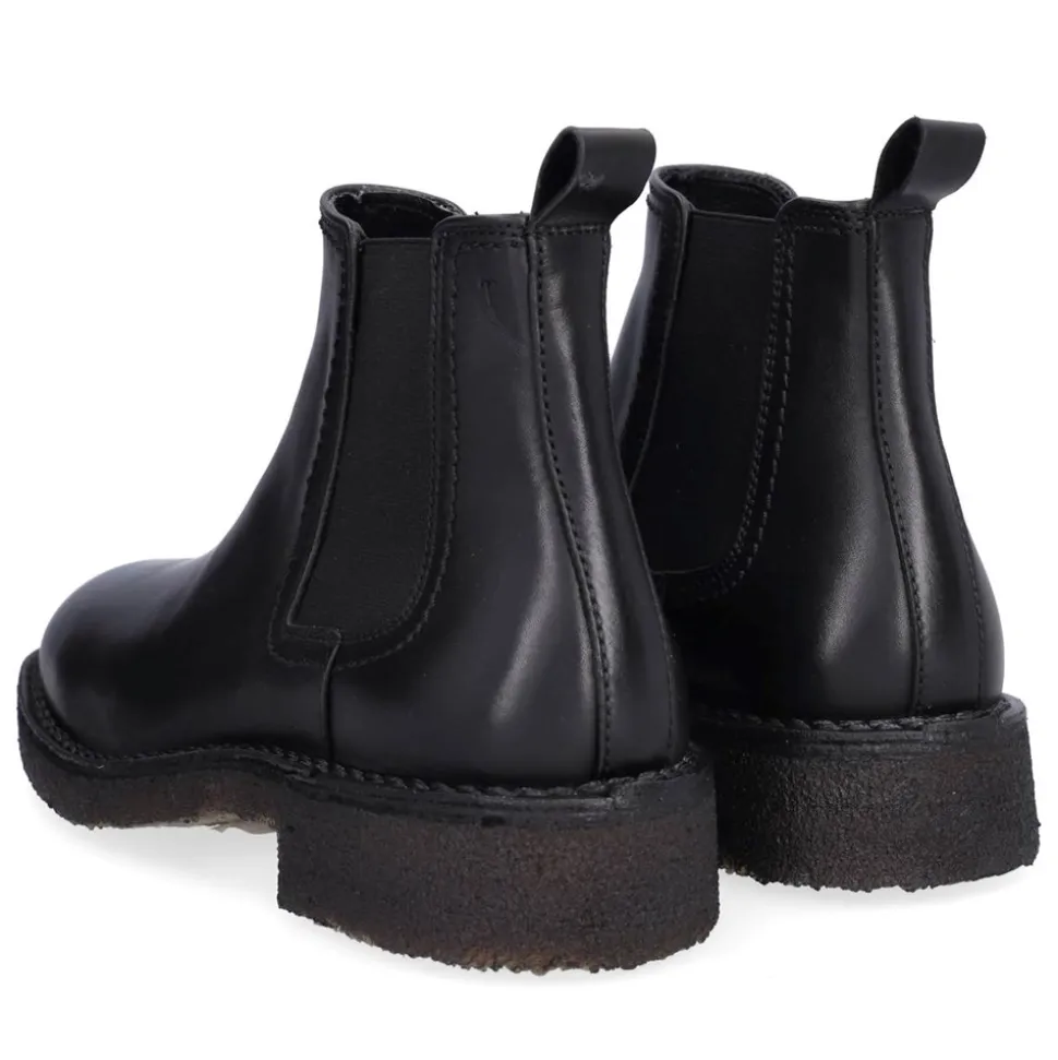 T6951 Støvler, Black Calf/Black Sole, 38