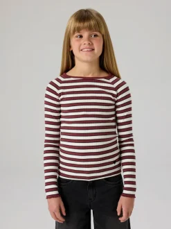 Tala Bluse, Oxblood Red, 146-152 cm