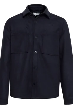 Tam Overskjorte, Insignia Blue Melange, L