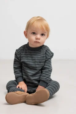 Tammas B Bluse, Forest Stripe Mel., 86 cm