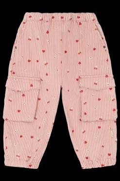 Tammy Stripes Bukser, Sorbet, 116 cm