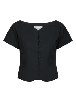 Tango Structure Top, Dark Navy, 40