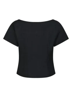 Tango Structure Top, Dark Navy, 40