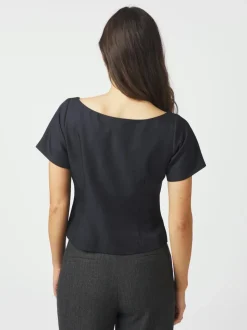 Tango Structure Top, Dark Navy, 40
