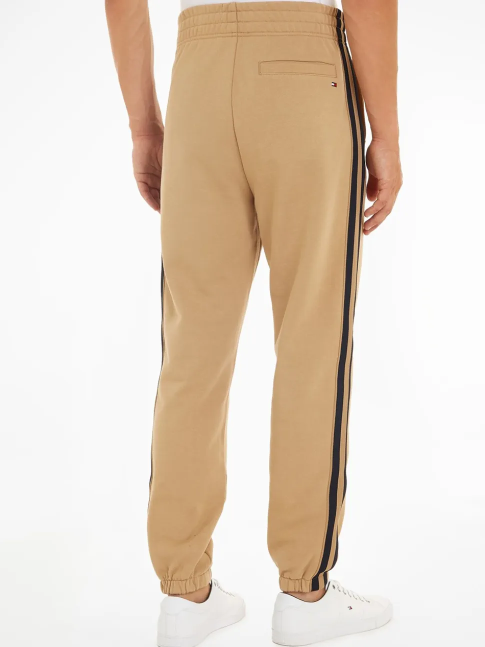Tape Monotype Sweatpants, Khaki, M