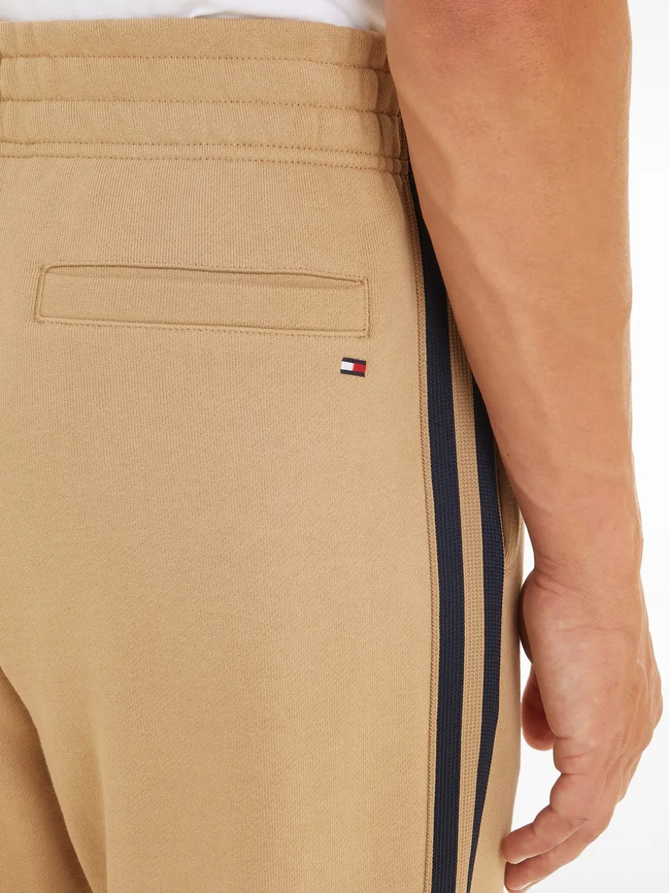 Tape Monotype Sweatpants, Khaki, M