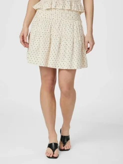 Tarrow Dot Nederdel, Creme, 36