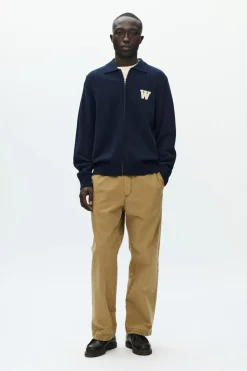 Tay Zipper Cardigan, Salute, L