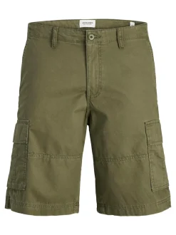 Tcole Mateo Cargo Shorts, Olive Night, M