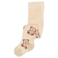 Teddy Strømpebukser, Ecru, 90 cm