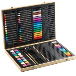 Tegneredskaber Og Farver Kuffert