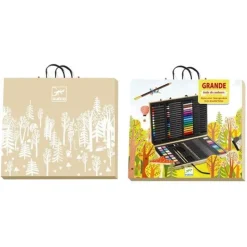 Tegneredskaber Og Farver Kuffert