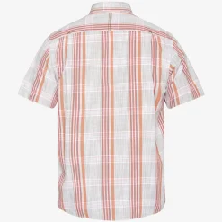 Teis Check Slub Skjorte, Sun Baked, XXL