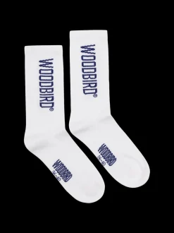 Tennis Logo 2-pak Strømper, White, 41-46