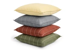 Terrazzo Narrow Stripe Pude, Olive, 60x60 cm