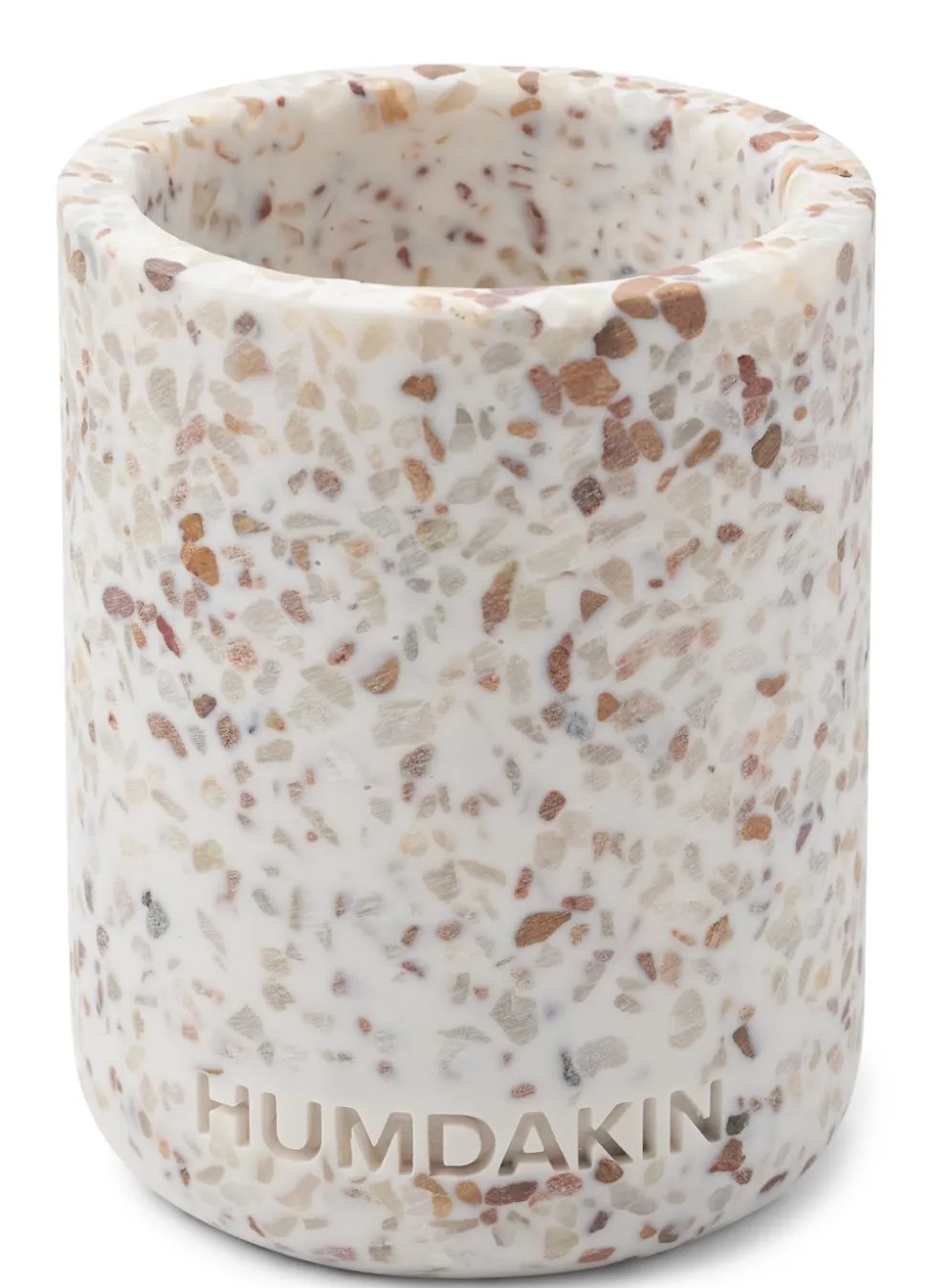 Terrazzo Tandbørsteholder, Rød/ Beige