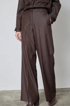 TerryCC Denim Bukser, Dark Brown, L