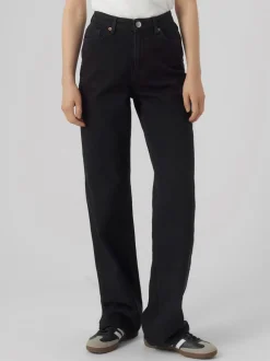 Tessa High Rise Jeans, Black, W27/L32