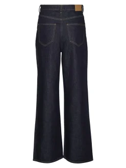 Tessa Højtaljede Jeans, Dark Blue Denim, W30/L32