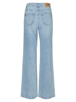 Tessa Højtaljede Jeans, Light Blue Denim, W32/L34
