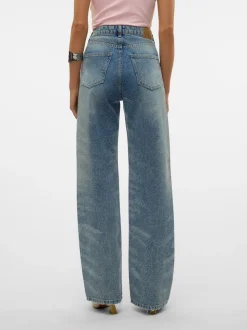Tessa Wide Jeans, Light Blue Denim, W30/L32