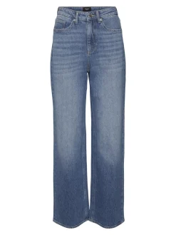Tessa Wide Jeans, Medium Blue Denim, W31/L32
