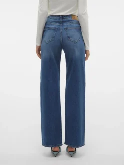 Tessa Wide Jeans, Medium Blue Denim, W31/L32