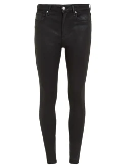 TH Flex Como Skinny Jeans, Black Coated, W31/L32