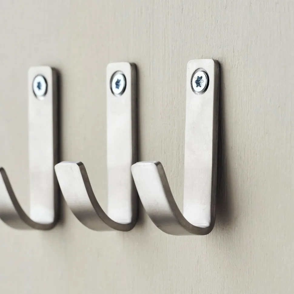 Thapsus 3-pak Knage, Børstet Sølv