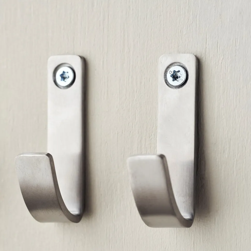 Thapsus 3-pak Knage, Børstet Sølv