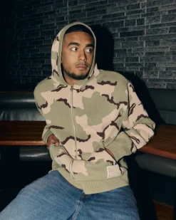 The ‘Big Time Camo Hoodie’, Camoflage, XXL