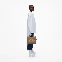 The Jacquard Tote Bag, Camel