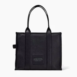 The Leather Large Tote Bag, Sort