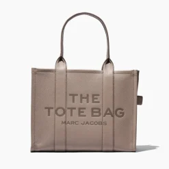 The Leather Large Tote Bag, Cement