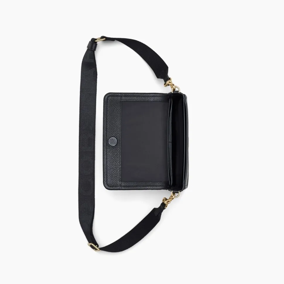 The Leather Mini Crossbody, Black
