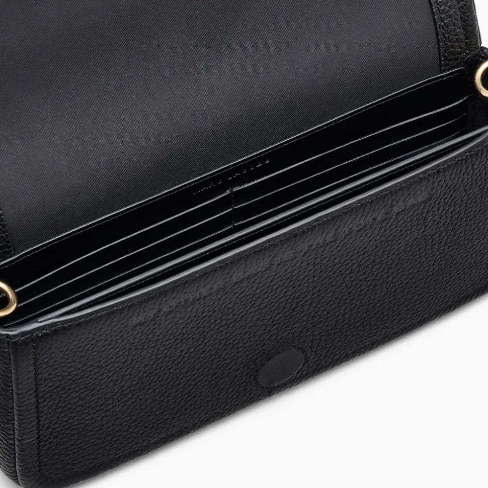 The Leather Mini Crossbody, Black