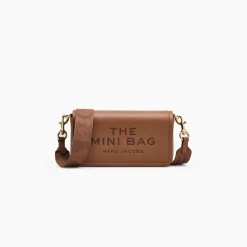 The Leather Mini Crossbody, Argan Oil