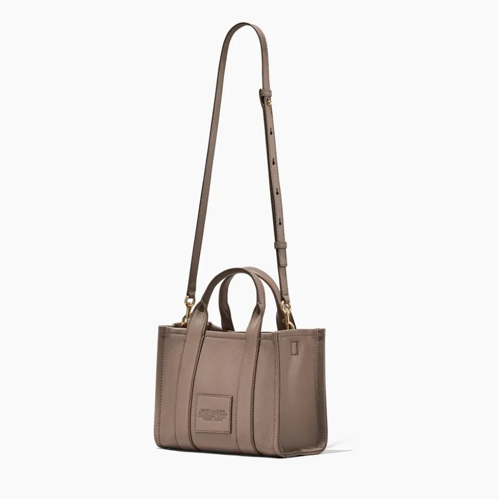 The Leather Small Tote Bag, Cement