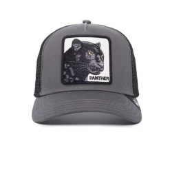 The Panther Cap, Grey, One size