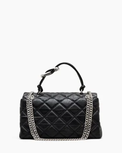 The Quilted Dual Convertible Skuldertaske, Black