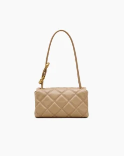 The Quilted Mini Dual Skuldertaske, Camel