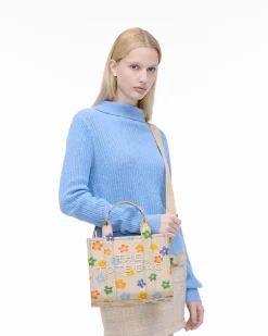 The Small Tote Bag, White Multi