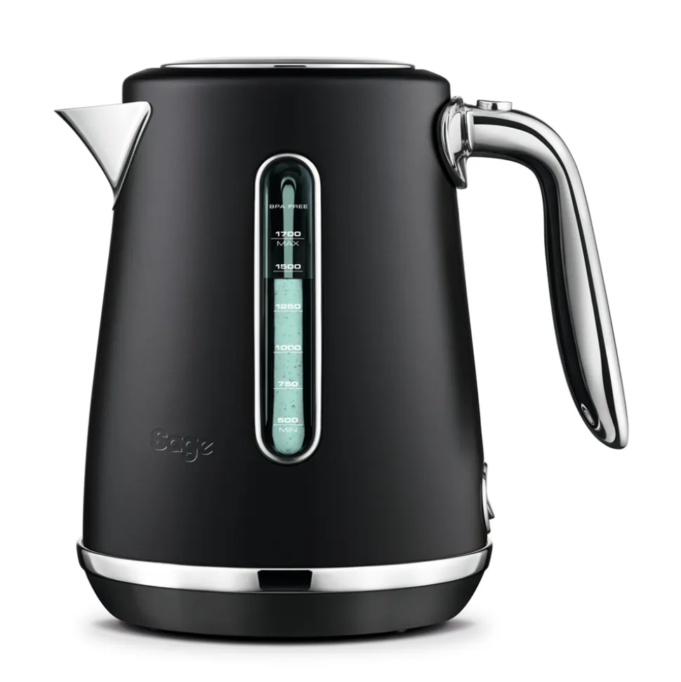 The Soft Top Luxe Elkedel, Black Truffle, 1,7